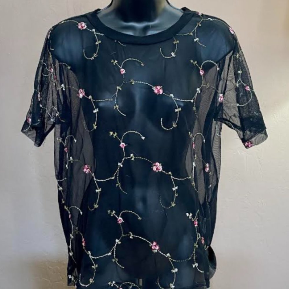 Timing Sheer Floral Top